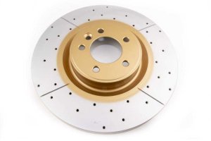 Land Rover Range Rover Brake Rotor (1) - Front - DBA - Drilled & Slotted Street Series - `13-`18