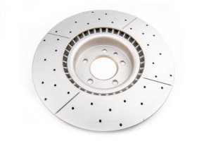 Land Rover Range Rover Brake Rotor (1) - Front - DBA - Drilled & Slotted Street Series - `13-`18