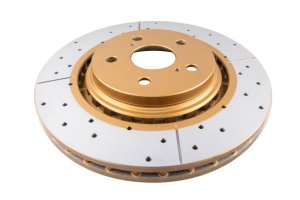 Lexus NX200t Brake Rotor (1) - Front - DBA - Street Series XGold Slotted & Drilled - Gold - `15-`18 Lexus NX200t Brake Rotor (1) - Front - DBA - Street Series XGold Slotted & Drilled - Gold - `15-`18