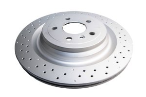 Mercedes-Benz GL350 Brake Rotor (1) - Rear - DBA - Street Series Drilled & Slotted - 2013 Mercedes-Benz GL350 Brake Rotor (1) - Rear - DBA - Street Series Drilled & Slotted - 2013