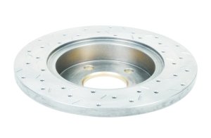 Chevrolet Cobalt Brake Rotor (2) - Rear - DBA - 4000 Series Drilled & Slotted - Gold - `05-`12