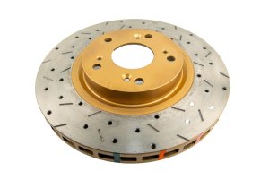 Acura RSX Brake Rotor (1) - Front - DBA - 4000 Series XS Gold - Gold - `02-`05