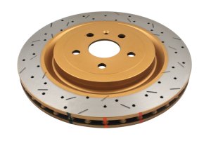 Chevrolet Camaro Brake Rotor (1) - Rear - DBA - 4000 Series Drilled/Slotted - `10-`27