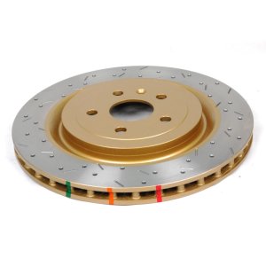 Chevrolet Camaro Brake Rotor (1) - Rear - DBA - 4000 Series Drilled/Slotted - `10-`27