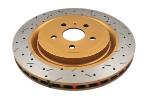 Chevrolet Camaro Brake Rotor (1) - Rear - DBA - 4000 Series Drilled/Slotted - `10-`27