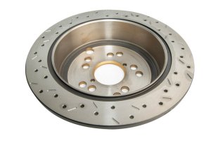 Subaru BRZ Brake Rotor (1) - Rear - DBA - 4000 Series Drilled/Slotted - `12-`27