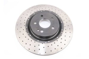 Mercedes-Benz CLA45 AMG Brake Rotor (1) - Front - DBA - 4000 Series XS Gold - Gold - `14-`20 Mercedes-Benz CLA45 AMG Brake Rotor (1) - Front - DBA - 4000 Series XS Gold - Gold - `14-`20