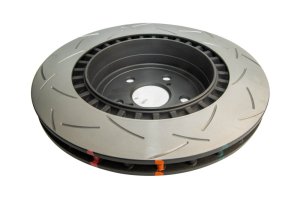 Lexus IS F Brake Rotor (1) - Rear - DBA - 4000 Series Slotted - `07-`09