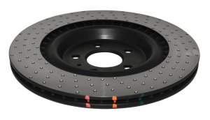 Audi A6 Brake Rotor (1) - Rear - DBA - 4000 Series Dimpled - `11-`16