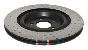 Audi A6 Brake Rotor (1) - Rear - DBA - 4000 Series Dimpled - `11-`16