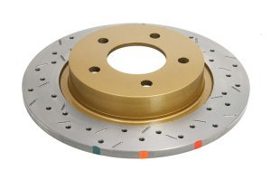Mazda 3 Brake Rotor (1) - Rear - DBA - 4000 Series XS Gold - Gold - `04-`05 Mazda 3 Brake Rotor (1) - Rear - DBA - 4000 Series XS Gold - Gold - `04-`05