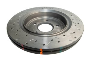 Chevrolet Corvette Brake Rotor (1) - Rear - DBA - XS 4000 Series Drilled/Slotted - Black - 2009