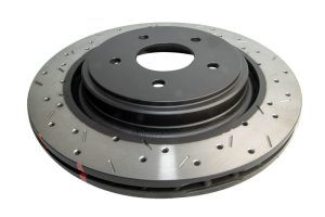 Chevrolet Corvette Brake Rotor (1) - Rear - DBA - XS 4000 Series Drilled/Slotted - Black - 2009