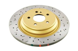 Mercedes-Benz ML430 Brake Rotor (1) - Rear - DBA - 4000 Series XS Gold - Gold - `00-`01 Mercedes-Benz ML430 Brake Rotor (1) - Rear - DBA - 4000 Series XS Gold - Gold - `00-`01