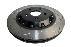 Subaru WRX STI Brake Rotor (2) - Front - DBA - 5000 Series Slotted Rotors - Black - `17-`27 Subaru WRX STI Brake Rotor (2) - Front - DBA - 5000 Series Slotted Rotors - Black - `17-`27