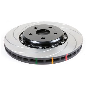Subaru WRX STI Brake Rotor (2) - Front - DBA - 5000 Series Slotted Rotors - Black - `17-`27 Subaru WRX STI Brake Rotor (2) - Front - DBA - 5000 Series Slotted Rotors - Black - `17-`27