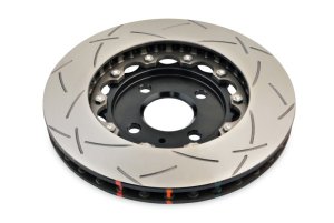 Lotus Elise Brake Rotor (1) - Front - DBA - 5000 Series Slotted T3 - Black - `05-`11
