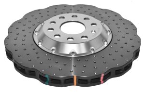 Volkswagen Golf R Brake Rotor (1) - Front - DBA - 5000 Series Cross Drilled - Silver - `12-`13 Volkswagen Golf R Brake Rotor (1) - Front - DBA - 5000 Series Cross Drilled - Silver - `12-`13