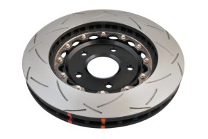 Chevrolet Corvette Brake Rotors (2) - Front - DBA - T3 5000 Series Slotted - Black - `05-`12