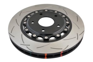 Chevrolet Corvette Brake Rotors (2) - Front - DBA - T3 5000 Series Slotted - Black - `05-`12