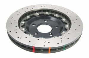 Chevrolet Corvette C6 Brake Rotors (2) - Front - DBA - 5000 Series XS Drilled/Slotted - Black - `05-`12