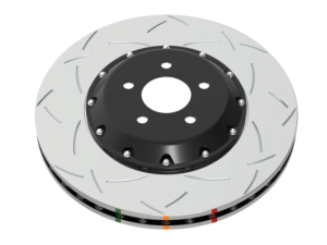 Hyundai Elantra N Brake Rotor (1) - Front - DBA - 5000 Series Slotted Rotor w/Black Hat - Black - `22-`23