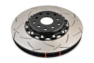 Subaru STi Brake Rotors (2) - Front - DBA - 5000 Series T3 Slotted - Black Hat - `04-`07 Subaru STi Brake Rotors (2) - Front - DBA - 5000 Series T3 Slotted - Black Hat - `04-`07