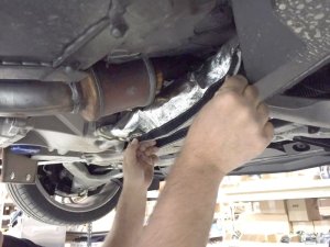 Chevrolet Corvette Heat Shroud - DEI - Oil Cooler Line Cover - `15-`27