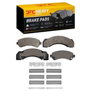 Chevrolet C3500 Brake Pads - Front + Rear - DFC - Semi Metallic Heavy Duty - `95-`00