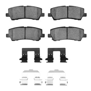 Ford Mustang Brake Pads - Rear - DFC - Heavy Duty Semi-Met - `15-`21