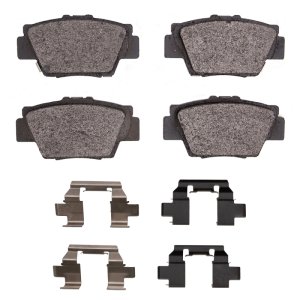 Acura NSX Brake Pads - Rear - DFC - 5000 Advanced Semi Metallic - `97-`05
