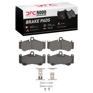 Porsche 911 Brake Pads - Front + Rear - DFC - 5000 Advanced Low Metallic - `02-`13 Porsche 911 Brake Pads - Front + Rear - DFC - 5000 Advanced Low Metallic - `02-`13