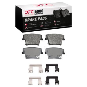 Dodge Charger Brake Pads - Rear - DFC - 5000 Advanced Semi Metallic - `06-`14
