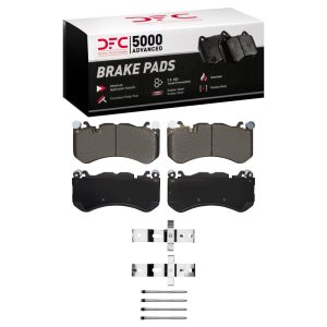 Audi RS7 Brake Pads - Front - DFC - 5000 Advanced Low Metallic + Hardware Kit - `07-`25