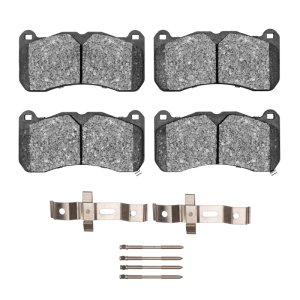 Ford Mustang Brake Pads - Front - DFC - 5000 Advanced Low Metallic - `13-`14