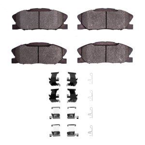 Dodge Charger Brake Pads - Front - DFC - 5000 Advanced Low Metallic - `14-`23