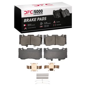 Ford Mustang Brake Pads - Front - DFC - 5000 Advanced Ceramic - `15-`23