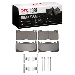 Ford Mustang Brake Pads - Front - DFC - 5000 Advanced Low Metallic - `16-`20