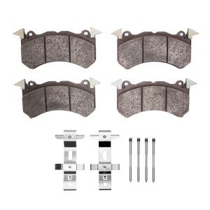 Acura NSX Brake Pads - Front - DFC - 5000 Advanced Low Metallic - `17-`22