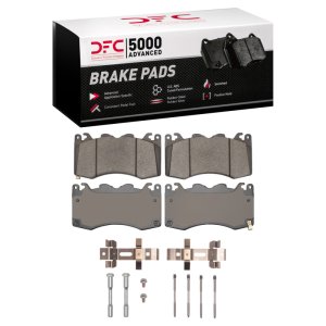 Ford Mustang Brake Pads - Front - DFC - 5000 Advanced Low Metallic - `24-`25