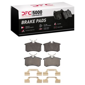 Volkswagen Golf R Brake Pads - Rear - DFC - 5000 Advanced Low Metallic - `03-`06