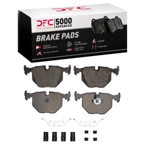 BMW 330xi Brake Pads - Rear - DFC - 5000 Advanced Low Metallic - `01-`10