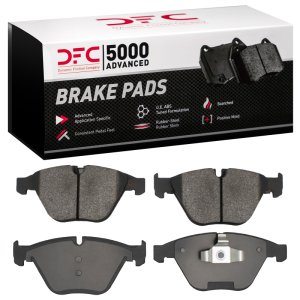 BMW 328i Brake Pads - Front - DFC - 5000 Advanced Low Met - `07-`15