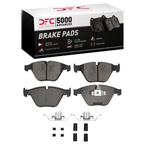 BMW 328i Brake Pads - Front - DFC - 5000 Advanced Low Metallic - `07-`15