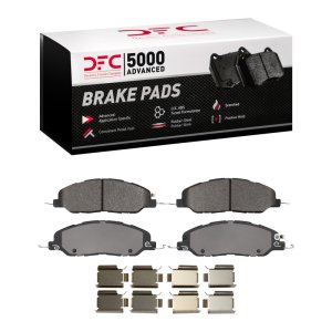 Ford Mustang Brake Pads - Front - DFC - 5000 Advanced Low Metallic - `07-`14
