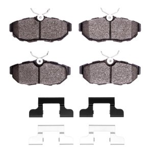 Ford Mustang Brake Pads - Rear - DFC - 5000 Advanced Low Metallic - `07-`14