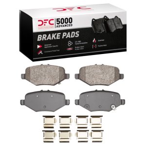 Ford Police Interceptor Sedan Brake Pads - Rear - DFC - 5000 Advanced Semi Metallic - `13-`19