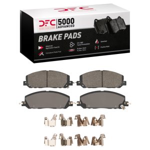 Ford Police Interceptor Utility Brake Pads - Front - DFC - 5000 Advanced Semi Metallic - `20-`25