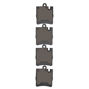 Mercedes-Benz E320 Brake Pads - Rear - DFC - Euro 5000 Ceramic - `96-`11 Mercedes-Benz E320 Brake Pads - Rear - DFC - Euro 5000 Ceramic - `96-`11