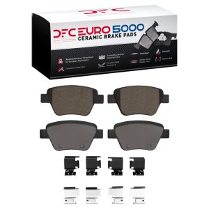 Audi A3 Brake Pads - Rear - DFC - Euro 5000 Ceramic - `05-`16